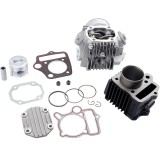 Kit Cilindru + Chiuloasa ATV 110cc 4T, Set Motor Complet, Diametru 52.4mm, Garnituri Incluse