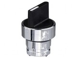 Comutator rotativ 22mm cu 3 poziții neagră