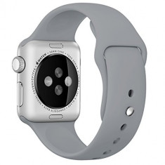 Curea pentru Apple Watch 42 mm Silicon iUni Gray foto