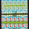 LETONIA 2008 CIUPERCI SI FRUCTE DE PADURE -set 2 minicoli cu 10 timbre MNH**