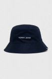 Tommy Jeans pălărie din bumbac culoarea bleumarin, bumbac AM0AM12144