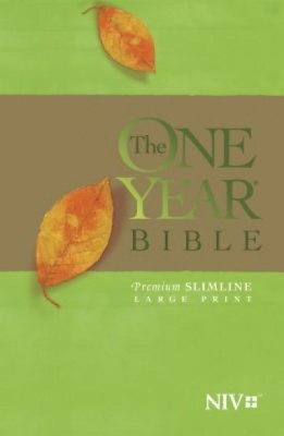 One Year Bible-NIV-Premium Slimline Large Print foto
