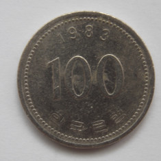 100 WON 1983 COREEA DE SUD (small bust)