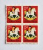 4 timbre SUA Statele Unite bloc de 4 val. MNH 1978 Craciun 15 cents Scott # 1769, Sarbatori, Nestampilat