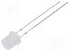 Dioda LED, 5mm, alba, 1560mcd, 20mA, 2,9...3,6V, OPTOSUPPLY - OSW5YK57E2A