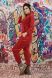 Y620-81 Trening fashion din material catifelat usor elastic