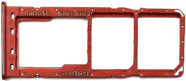 Suport SIM Samsung Galaxy A10 2019 / A105 RED