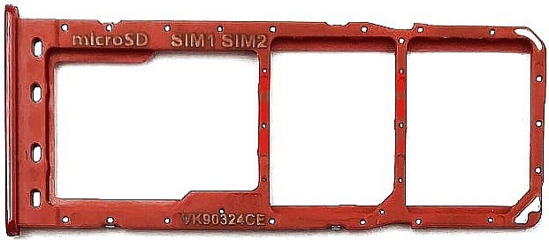 Suport SIM Samsung Galaxy A10 2019 / A105 RED