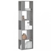 VidaXL Bibliotecă 5 niveluri gri sonoma 45x23,5x162,5cm lemn prelucrat 852785