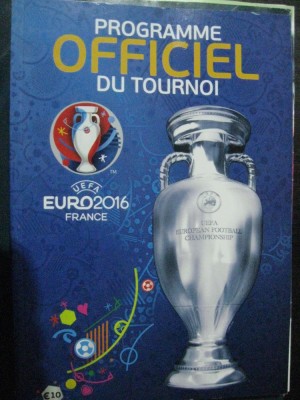 Fotbal / Ghidul (program oficial) - Franta 2016, 154 pagini, editat de UEFA foto