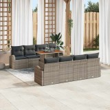 Cumpara ieftin Set de canapele pentru grădină 7 pcs Gri 100 x 55 x 73 cm