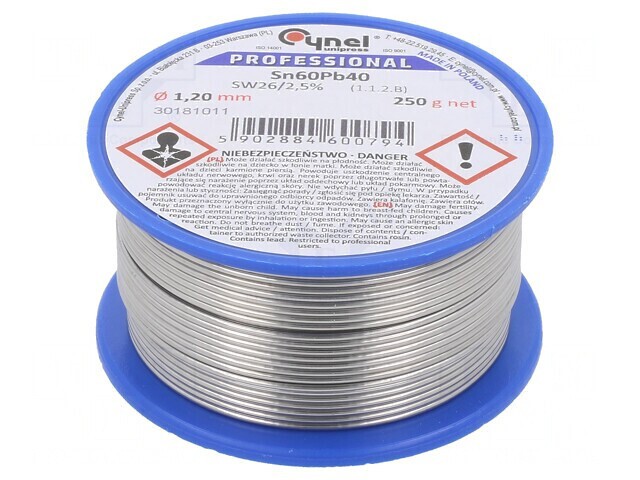 S&acirc;rmă de lipit cu plumb 1,2mm 0,25kg