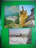 HOPCT LOT 3308 -3 CARTI POSTALE -SINAIA -JUD-PRAHOVA-NECIRCULATE, Necirculata, Printata