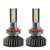 Set 2 LED-uri Auto Techstar&reg; P1, H11/H8/H9, 36w, 4000 Lumeni, 6500K, AUTO, 12-24 Volti, DOB, Canbus, Miez Cupru, Radiator Aluminiu