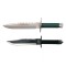 Set doua cutite de vanatoare First Blood, DEPOX&reg;, Otel inoxidabil, Teaca inclusa
