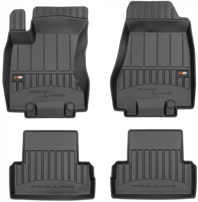 Set Covorase Auto Cauciuc Negro Nissan X-Trail T31 2007-2013 Pro Line Tip Tavita 3D 3D408531