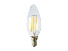 Bec LED CV MORE E14 candle filament 4W foto