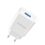 &Icirc;ncărcător Dudao EU USB 5V / 2.4A QC3.0 Quick Charge 3.0 Alb (A3EU Alb) 6970379615829