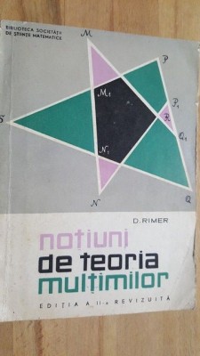 Notiuni de teoria multimilor- D. Rimer foto