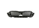 Grila radiator Skoda Octavia, 04.2020-, montare fata, cu cadru negru lucios; negru; complet, RapidAuto