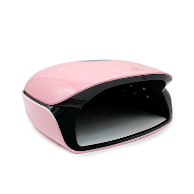 Lampă pentru unghii Led/uv 68W Global Fashion S7, roz foto