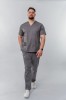 Bluză medicală Clio unisex L 904 - Gri
