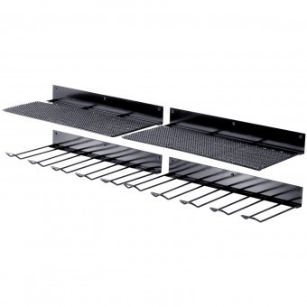 Set 4 organizatoare unelte, Vivatechnix Otel, carlige incluse, max 40 kg, Negru, 430 x 194 mm foto