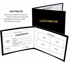 Legitimatii - diverse modele - cartonate sau tip ecuson foto