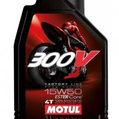 Ulei motor pentru motociclete Motul 300V Factory Line 15W50 1L 300VFL15W501L