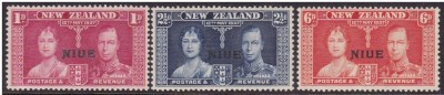 Colonii engleze, Niue, supratipar, 1937, nunta regala, MNH foto