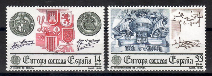 Spania 1982 - EUROPA - Evenimente istorice, MNH