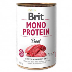 Conservă Brit Mono Protein Beef, 400 g