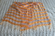 ESARFA LUNGA VINTAGE DIN MATERIAL SINTETIC