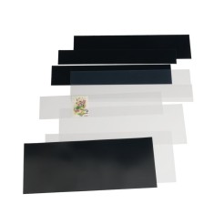 Pachet 50 straifuri HAWID, 217 x 30-86 mm, spate negru foto