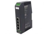 Switch Ethernet neadministrabil 4 Porturi 9,5-31,5VDC