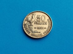50 Francs 1951 Franta-stare buna!-in realitate arata bine!
