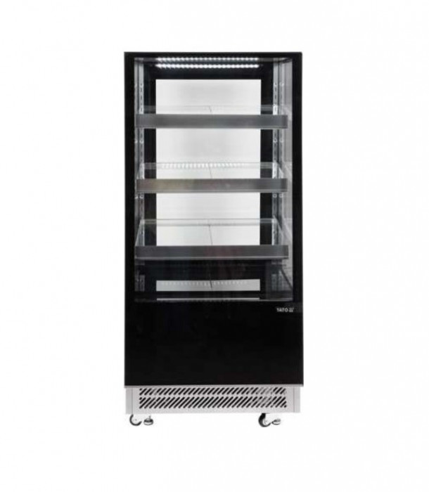 YATO Vitrina frigorifica cu refrigerare 450 W, capacitate 300 L, dimensiuni 65 x 80 x 144 cm