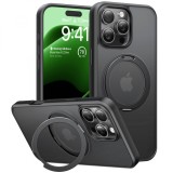 Husa pentru iphone 16 pro - torras ostand pro series - black