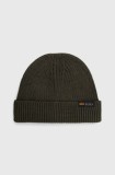 Alpha Industries căciulă Dockers Beanie culoarea verde, din țesătură uni 138905.142