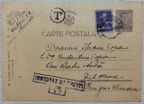Carte postala circulata Cenzurat Bucuresti 184, 1944
