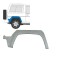 Segment exterior reparatie aripa spate Daihatsu Feroza (F300/F310), 01.84-12.1998, Rocky (F7/F8), 02.85-12.2001, spate, Dreapta