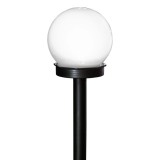 Lampa solara LED Hoff, glob, plastic, H 38 cm, exterior