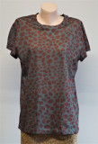 Cumpara ieftin Tricou ACNE din bumbac animal print, S/M, Maneca scurta