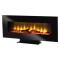Semineu electric de perete, cu talpa Home FKK 24, 2 trepte de putere 900/1800 W, telecomanda