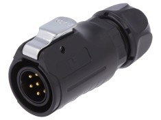Conector circular mufă 20mm 7-pin aurit