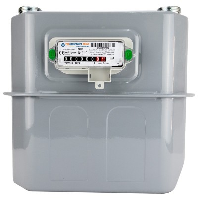 Contor de gaz G10 mecanic 16 mc/h, Proconstructo Group, 250 mm intre axe, racorduri 1&amp;amp;quot; 1/4 foto