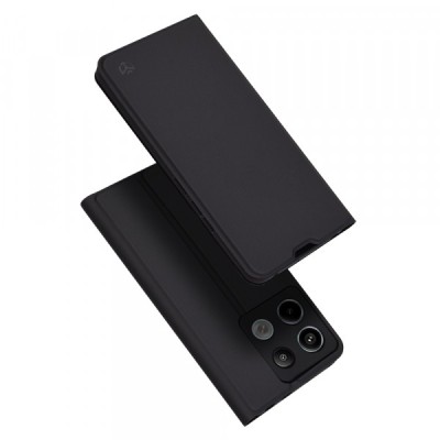 Husa pentru Xiaomi Poco X6 / Note 13 Pro 5G, Techsuit, Magskin Book, Neagra foto