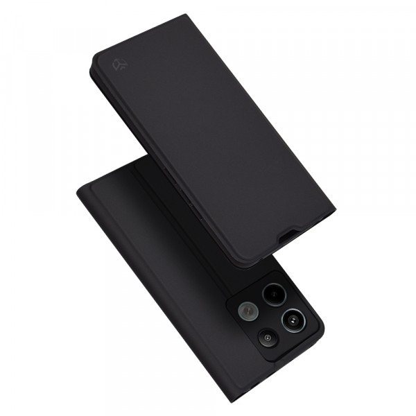 Husa pentru Xiaomi Poco X6 / Note 13 Pro 5G, Techsuit, Magskin Book, Neagra
