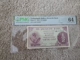 Bancnota Netherlands Indies, 1948, PMG 64