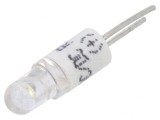 Lampă LED BI-PIN Albă 3mm 24V
